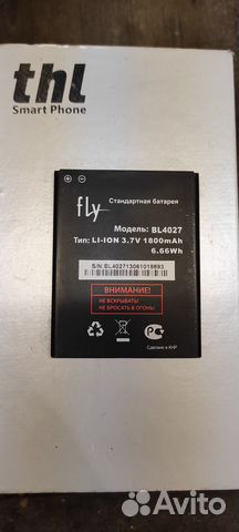 Аккумулятор FLY BL4027 для телефона IQ4410
