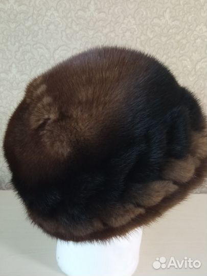 Шапка норковая женская окр 56-58