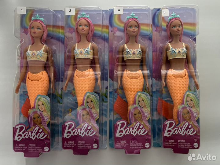 Barbie русалка Одиль (в наличии)