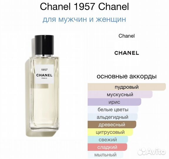 Духи Chanel 1957 100мл