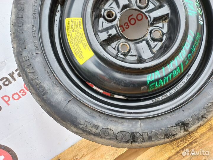 Докатка запасное колесо Kia Hyundai R15 5*114.3