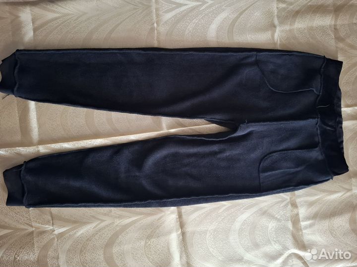 Спортивные штаны на флисе для девочки длина 85 см