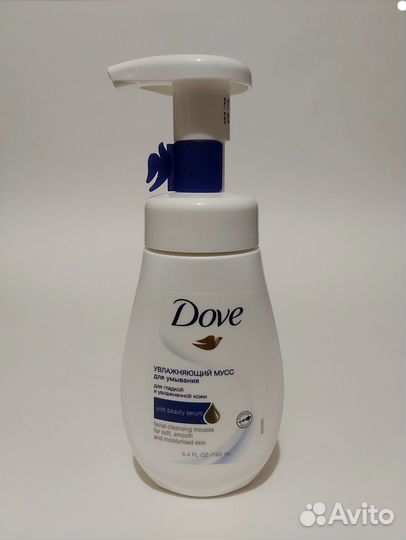 Мусс для умывания Dove увлажняющий