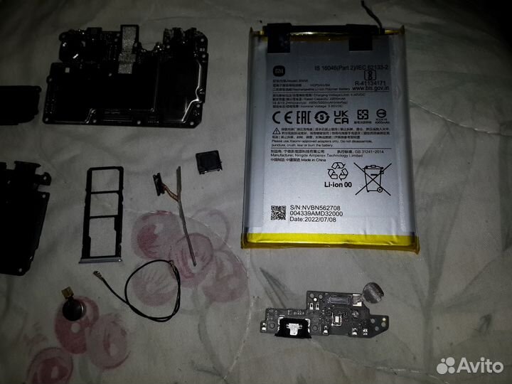 Запчасти для телефона Redmi 9A и Galaxy J2 2018