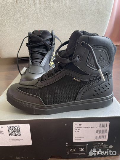 Мотоботы Dainese Street Darker Black Мотокеды 40