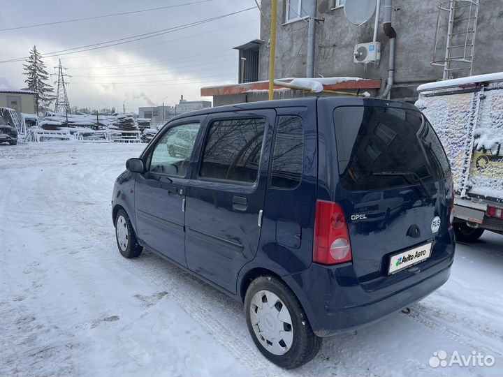 Opel Agila 1.2 МТ, 2000, 217 000 км