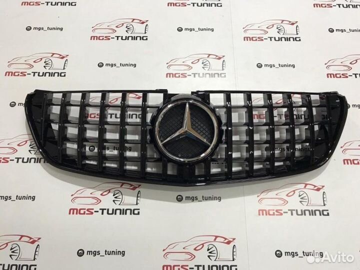 Решетка Mercedes V-Class GT 16-н.в. Хром звезда