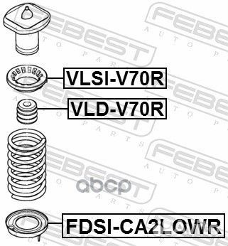 Проставка пружины ford mondeo/S-MAX/galaxy 06-1