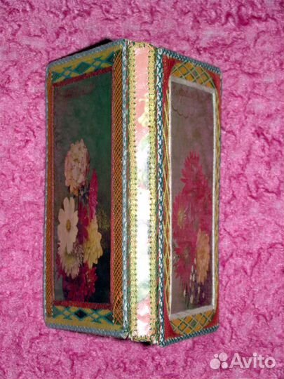 Блокнот, вышитый нитками