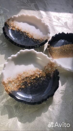 Подстаканники из эпоксидной смолы