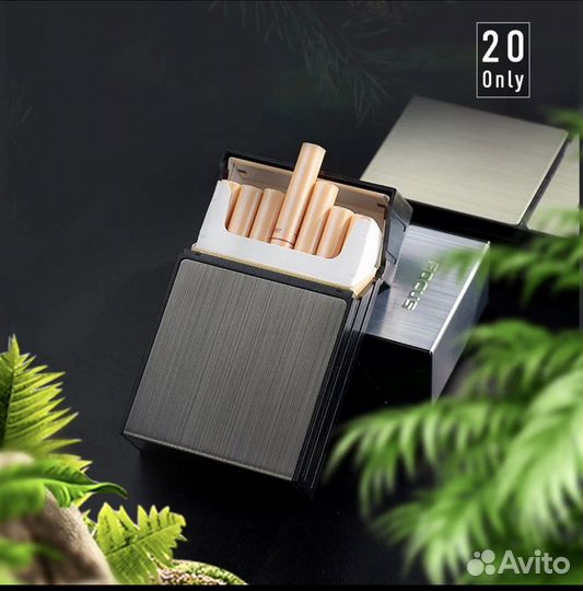 Портсигар с зажигалкой