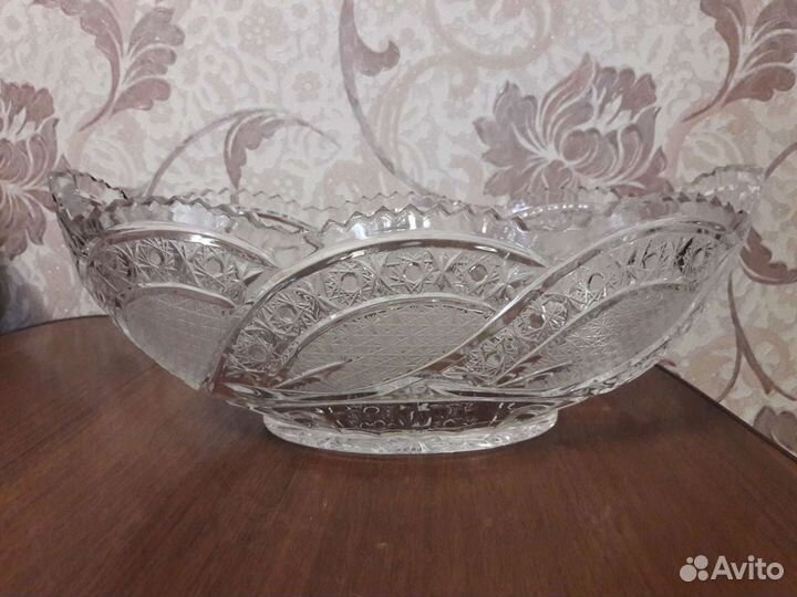 Хрустальная ваза Чехия