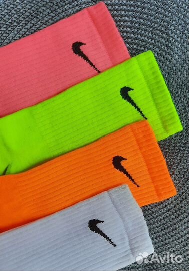 Носки женские Nike neon