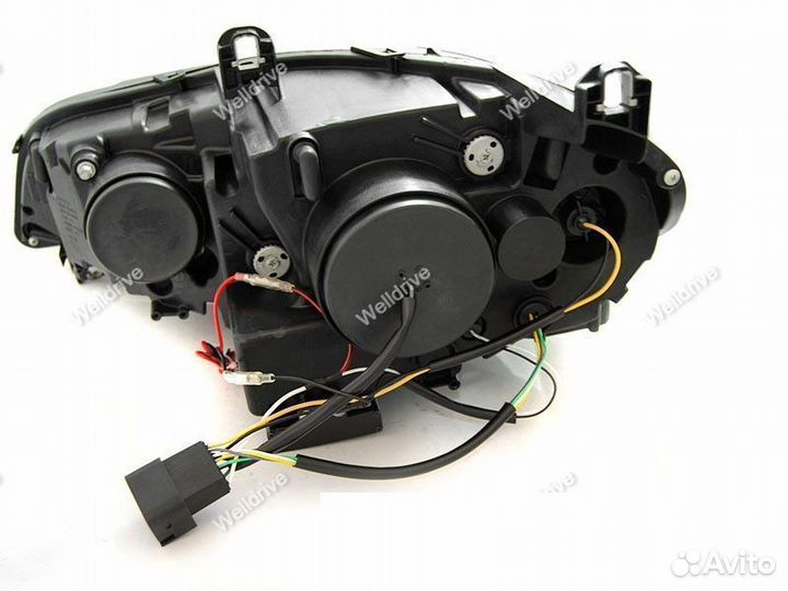 Фары Bmw X5 E70 07-10 ксенон AE Led с дхо черные