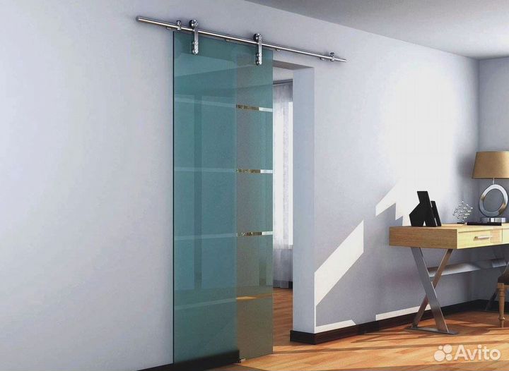 Дверь стеклянная межкомнатная