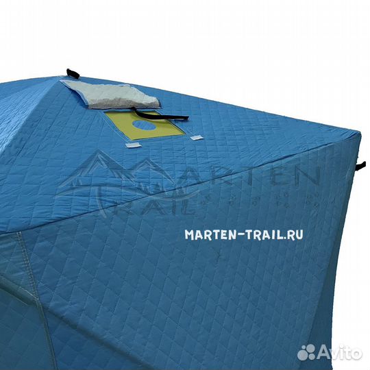 Палатка утепленная(трёхслойная) куб 220х220х230 см