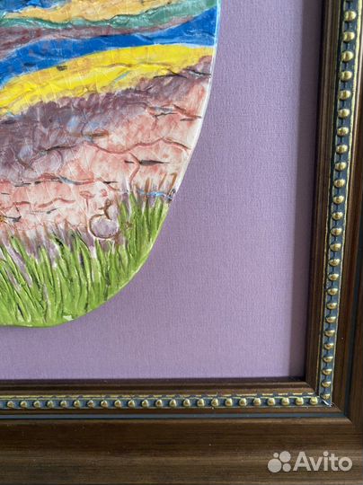 Картина из керамики