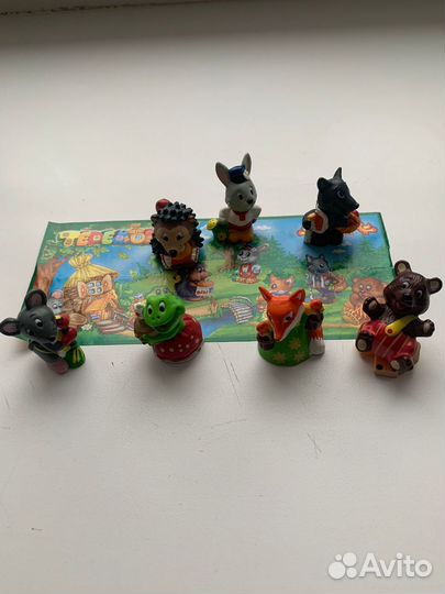 Игрушки из киндера Сказка на ладошке