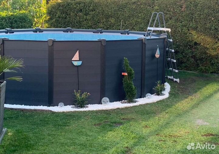 Морозостойкий бассейн Graphite Panel 478х124 см