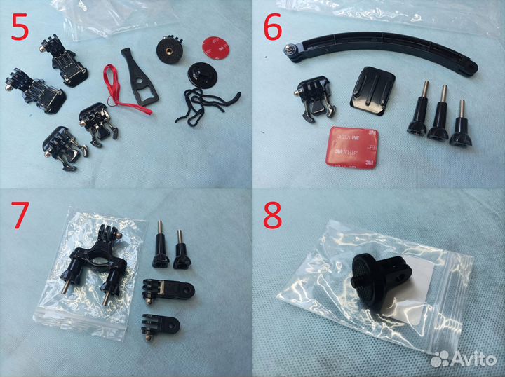 Крепления и аксессуары для экшен камер (новые)