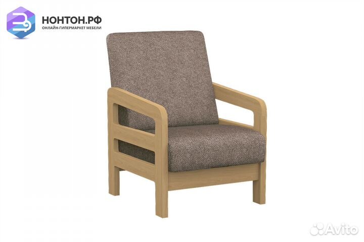 Кресло Вега-34 темно-бежевое