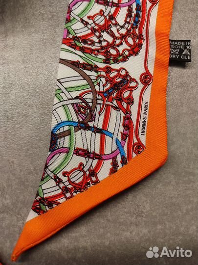 Шёлковый платок лента hermès twilly