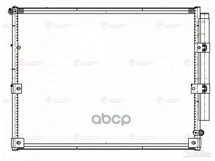 Конденсер toyota land cruiser 100 98- M/A lrac1