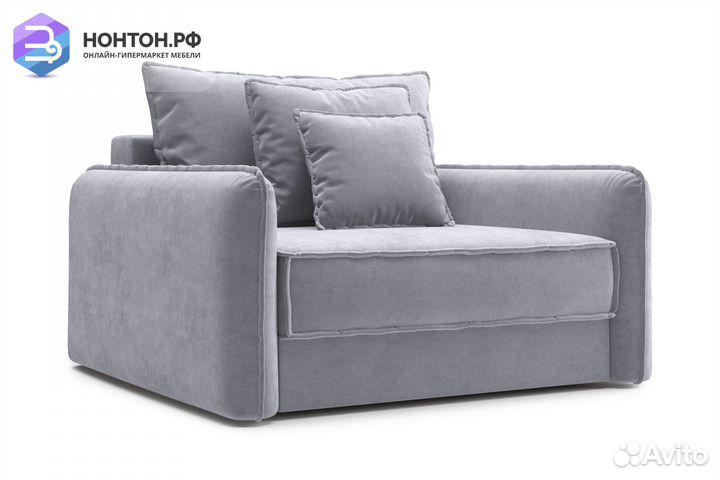 Кресло тик-так Антей серое