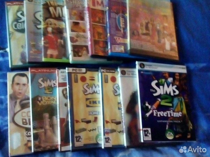16-ть PC dvd игры одним лотом