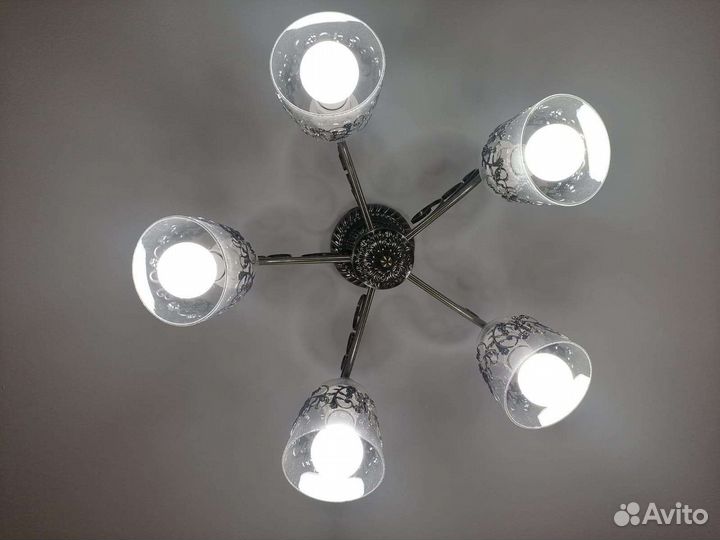Люстра 5 рожков