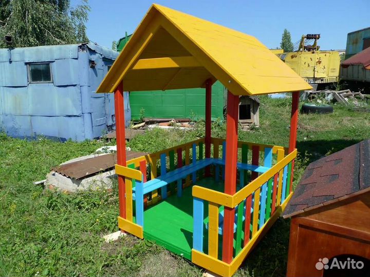 Детский игровой домик для дачи