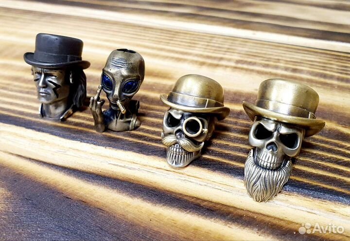 Бусины на темляк для зажигалок и ножей Bony Buddy