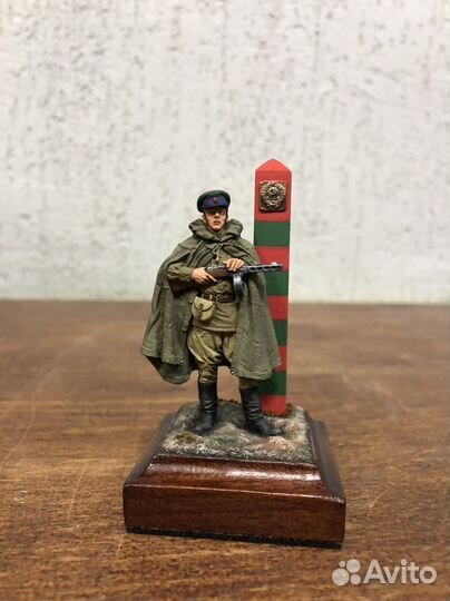 Оловянный солдатик 54 мм. Пограничник, моряк