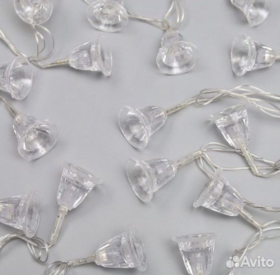 Гирлянда колокольчики 5 метров новая