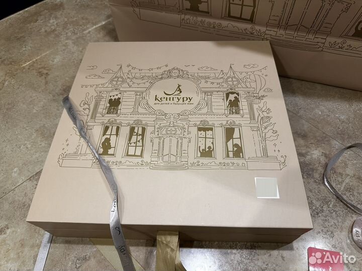 Пакет большой Кенгуру новый бежевый бирки новый