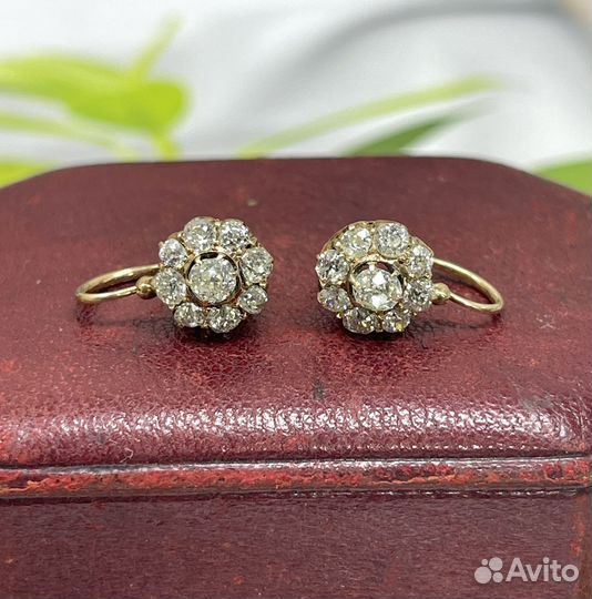 Антик, серьги 