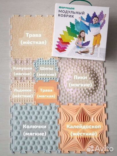 Массажный коврик для детей