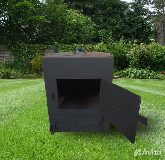 Буржуйка, печь для казана