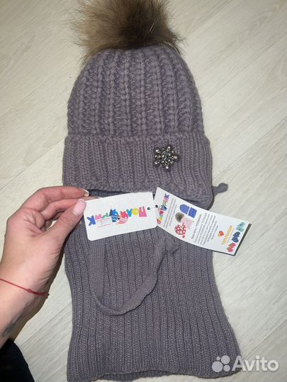 Шапка и снуд для девочки