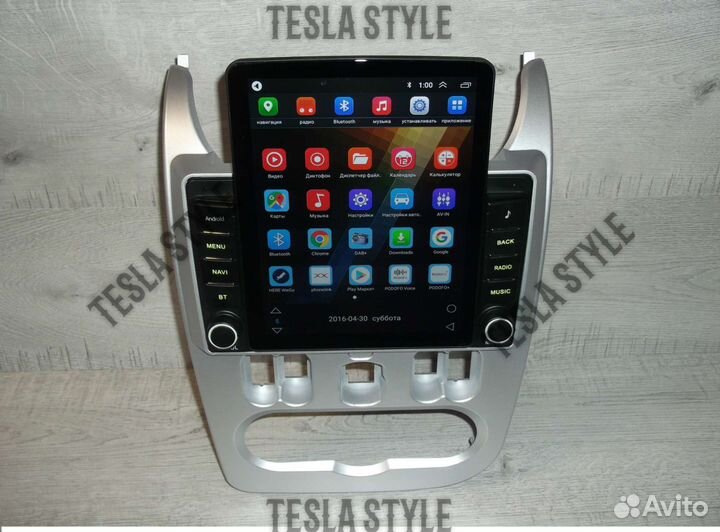 Магнитола Renault Logan Tesla Android