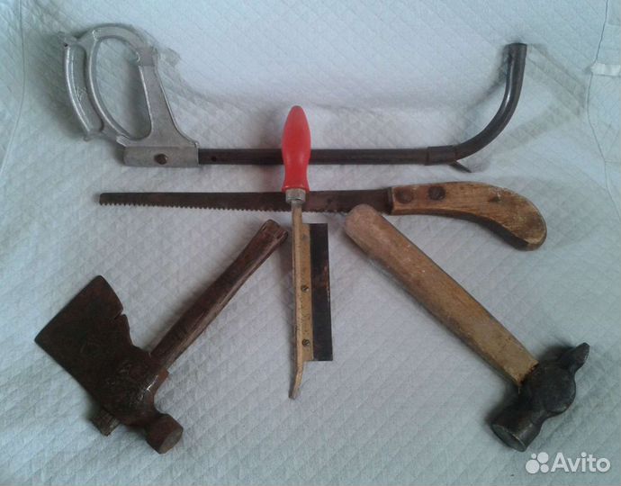 Садовые пилы,ножовки,молотки,топоры-ссср/лейка