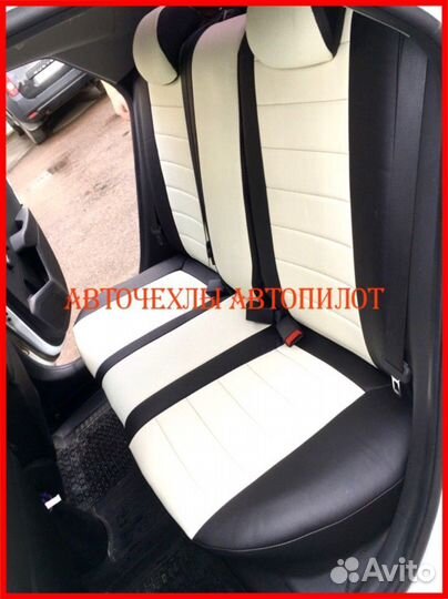 Чехлы Автопилот Hyundai Solaris 2 из экокожи