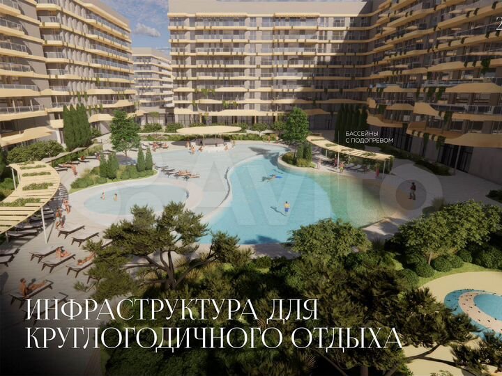 1-к. апартаменты, 36 м², 4/9 эт.