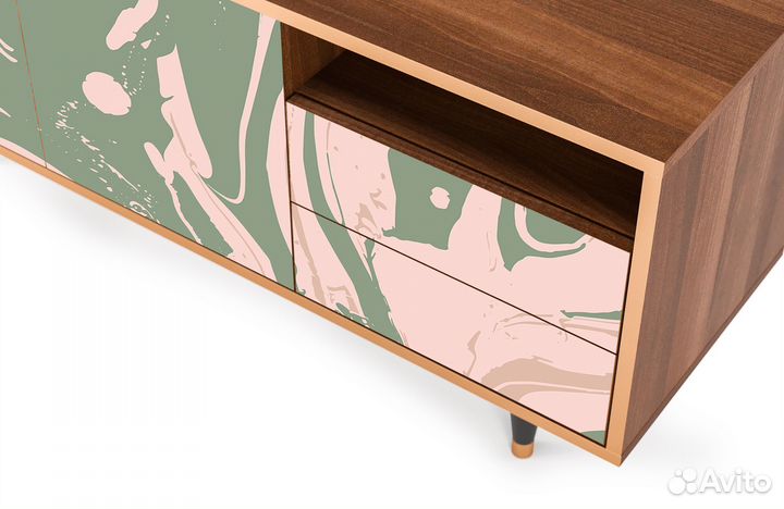 Тв-тумба T7 - Орех - Aquarelle
