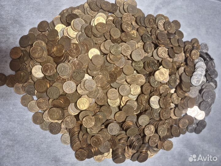Монеты 5,10,50 коп 2 кг