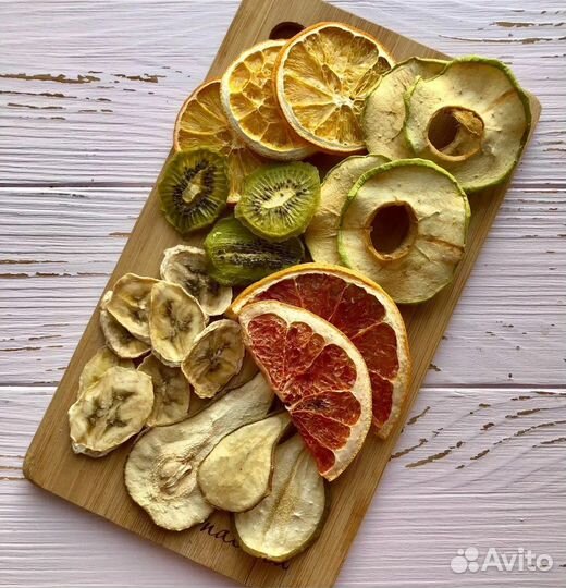 Сушенные фрукты, фруктовые чипсы (фрипсы)