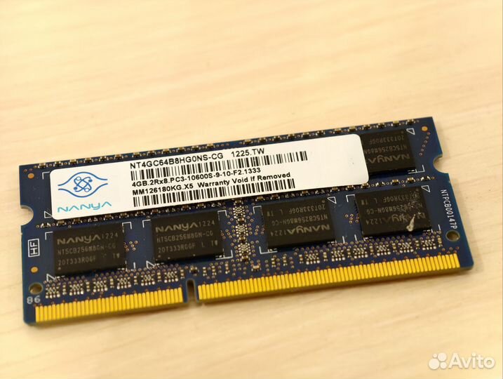 Оперативная память Nanya DDR3 4Gb SO-dimm