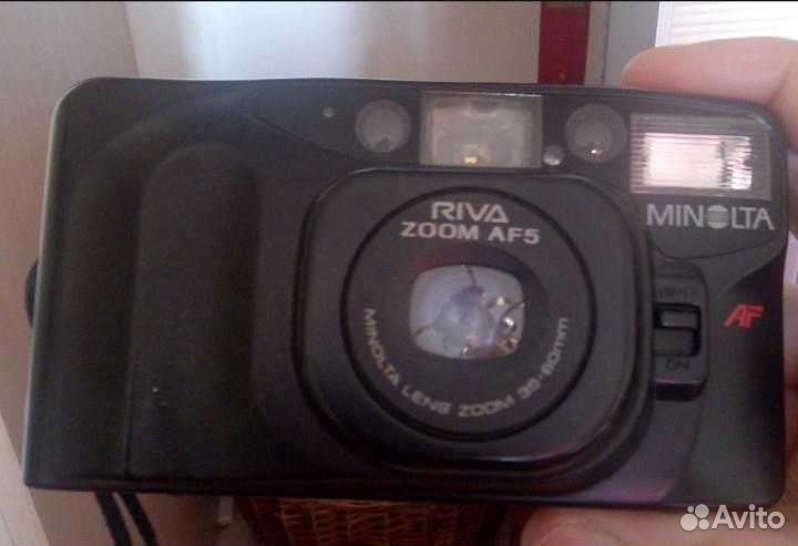 Плёночный фотоаппарат Minolta.Книжка Olympus mjull