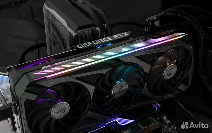Продаю видеокарту ROG-strix-RTX3070TI-O8G-gaming