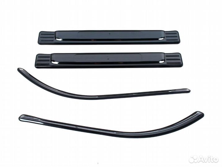 Накладки на пороги Gac GS8 / Гак гс 8 2023-2025 г.в black
